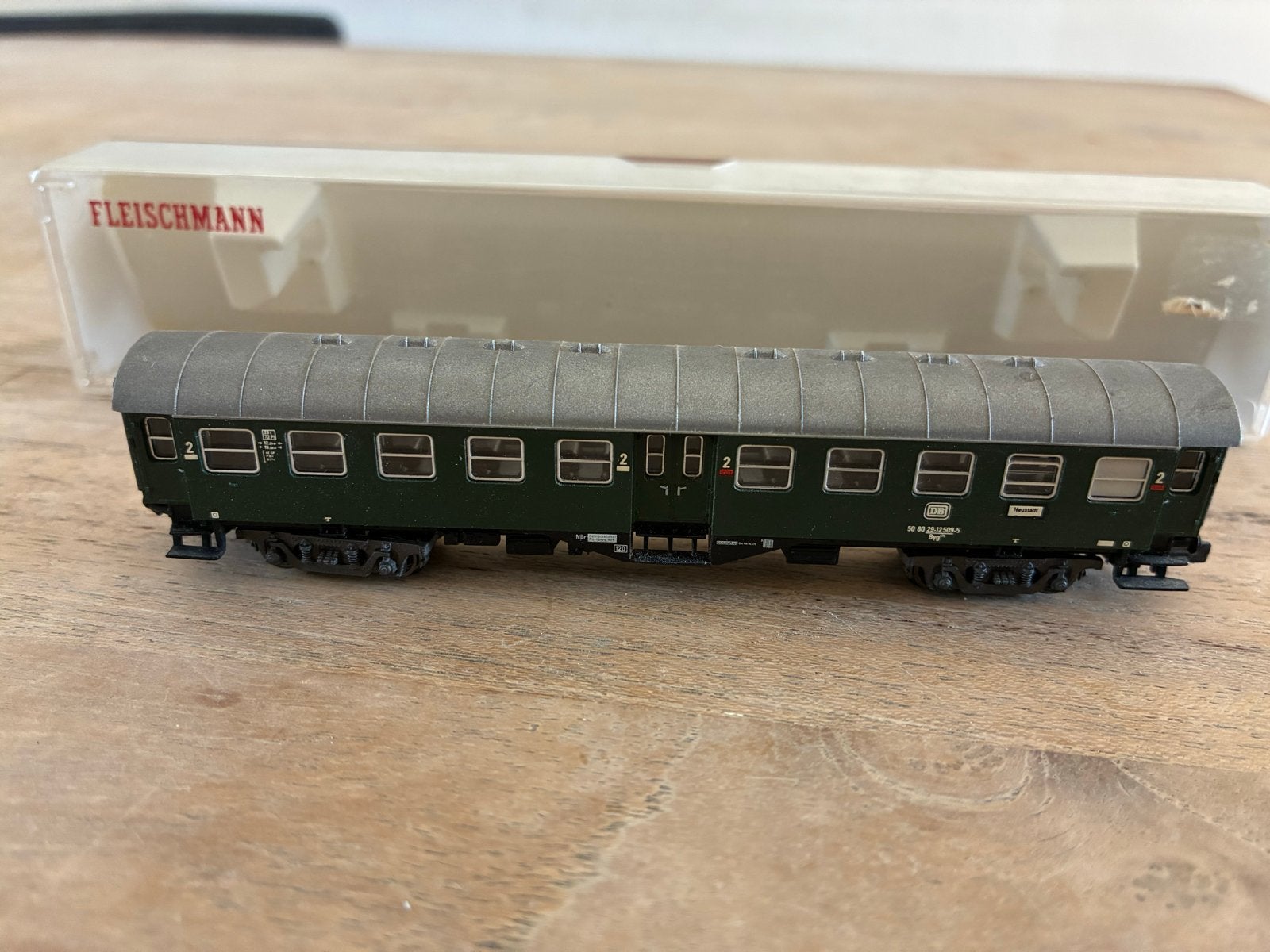 Fleischmann N spoor 8129 personenwagen DB, Ophalen of Verzenden, Gebruikt, Wagon, Fleischmann