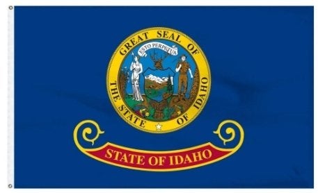 IDAHO vlag State Flag American Vlag ca 90 x 150 cm., Ophalen of Verzenden, Nieuw