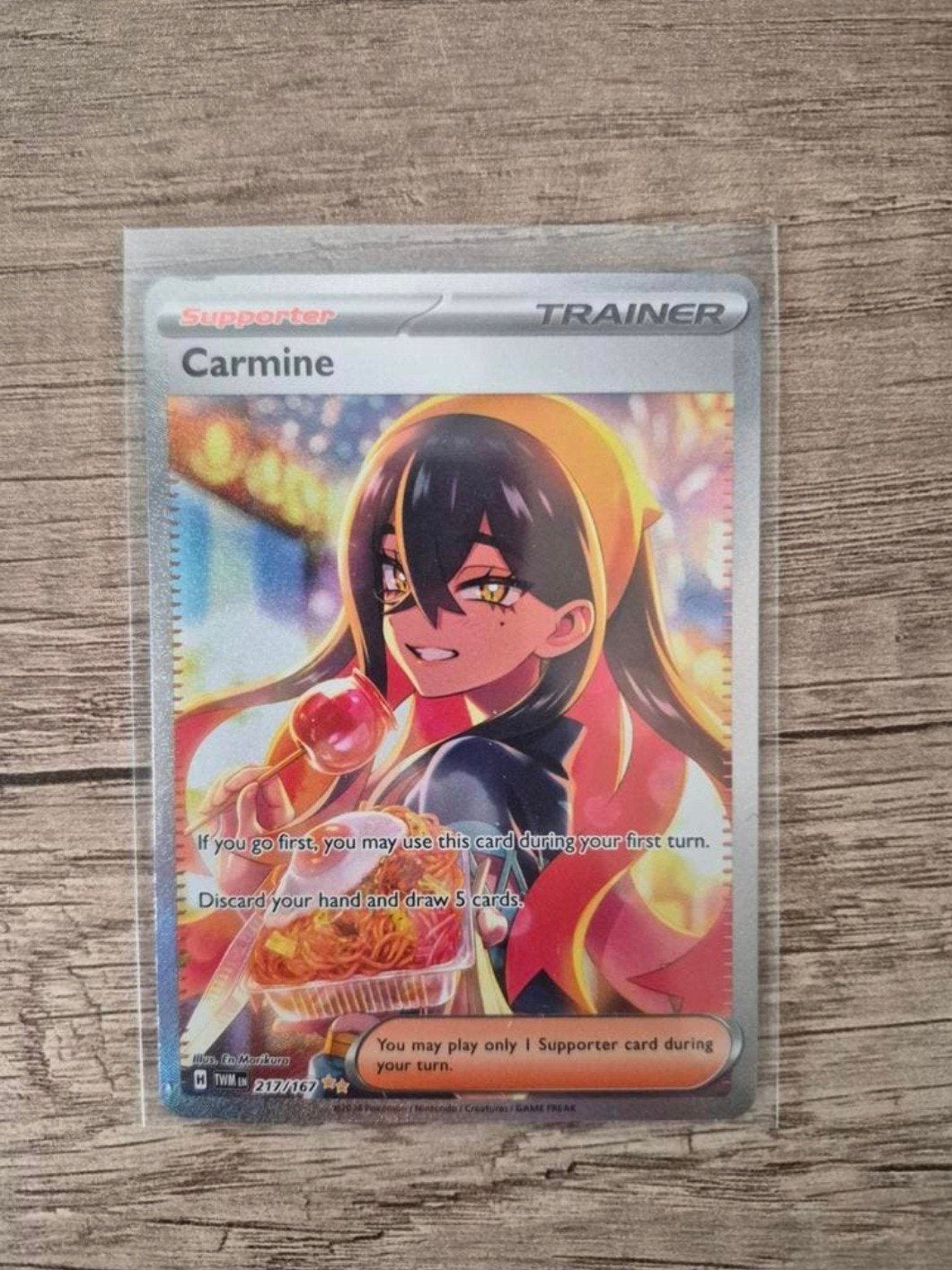 Pokemon Kaart Carmine Supporter Trainer Foil 212/167, Ophalen of Verzenden