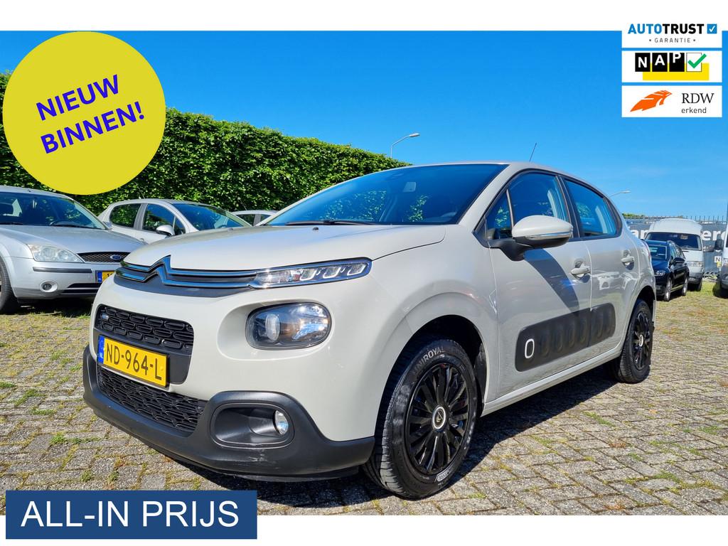Citroën C3 1.2 PureTech Feel 105g ✅LEUKE AUTO! (bj 2017), Auto's, Citroën, Voorwielaandrijving, Euro 6, 1199 cc, Met garantie (alle)