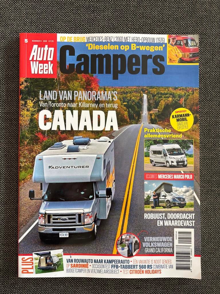 AutoWeek Campers: Land van Panorama's Canada, Ophalen of Verzenden, Nieuw