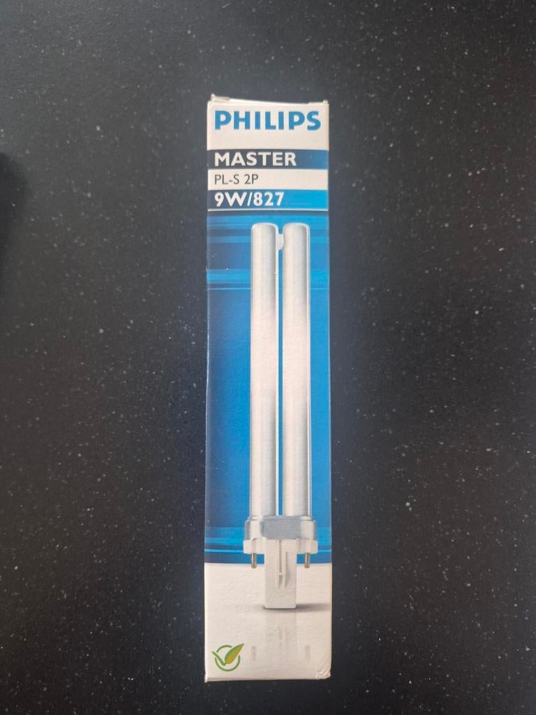 3x Philips Master PL-S 2P 9W/827 Spaarlampen, Huis en Inrichting, Lampen | Losse lampen, Minder dan 30 watt, Nieuw, Overige fittingen