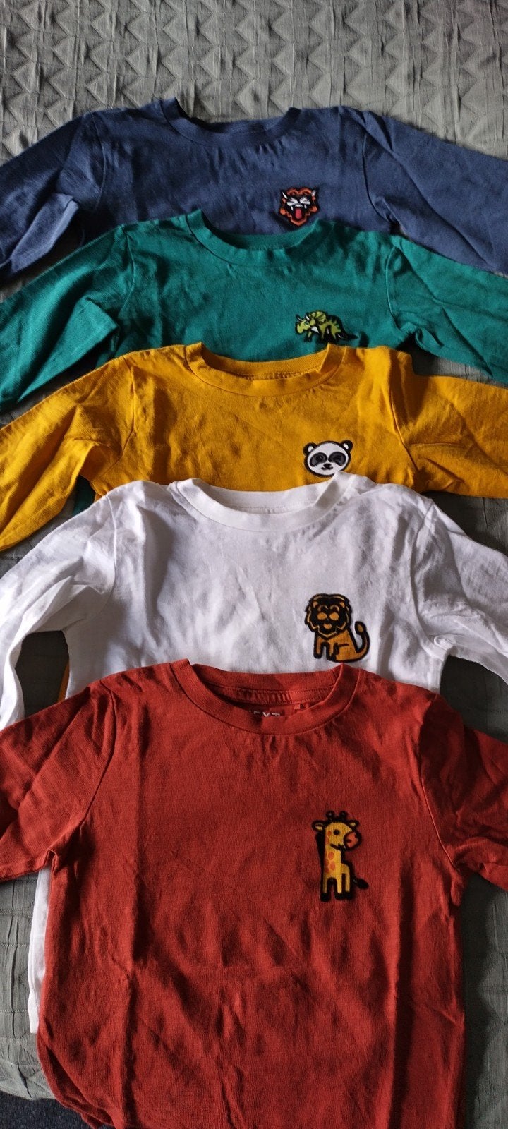 t-shirt lange mouw 5pack maat 92, Nieuw, Ophalen of Verzenden, Shirt of Longsleeve, Next