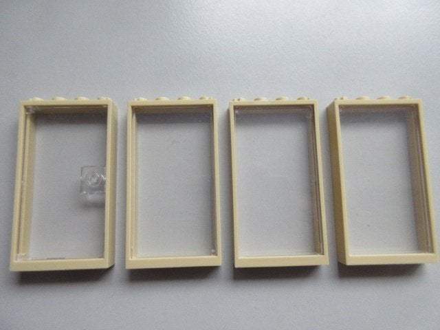 nr. 2345, Ramen en deur, tan, beige., Ophalen of Verzenden, Zo goed als nieuw, Complete set, Lego