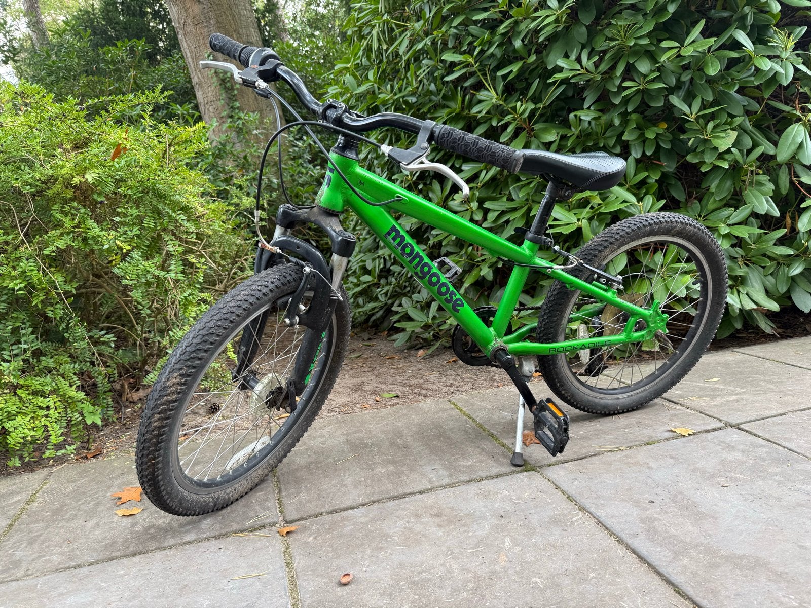 Mongoose Rockadile 20 inch kinderfiets, Ophalen, Gebruikt, Velgrem, 20 inch of meer