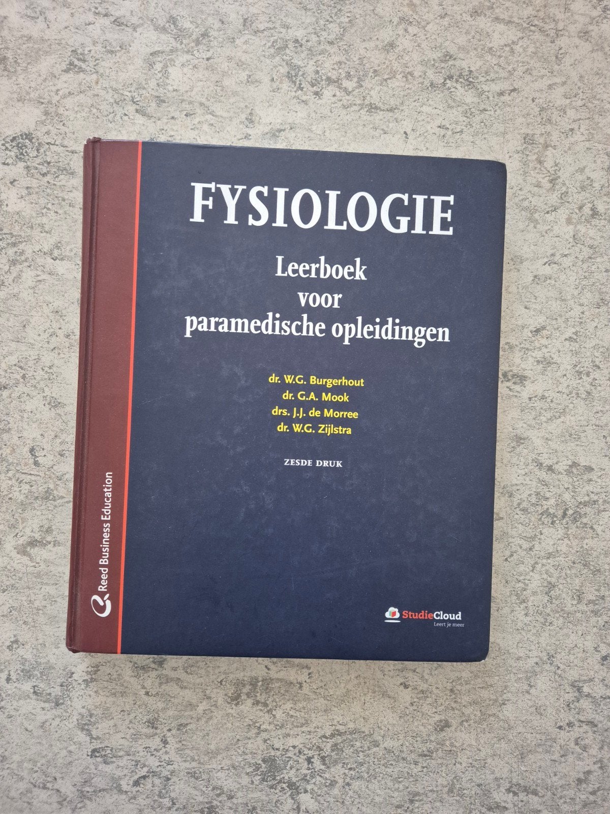 W.G. Burgerhout - Fysiologie, Ophalen of Verzenden, Zo goed als nieuw, W.G. Burgerhout; W.G. Zijlstra; J.J. de Morree; G.A. Mook