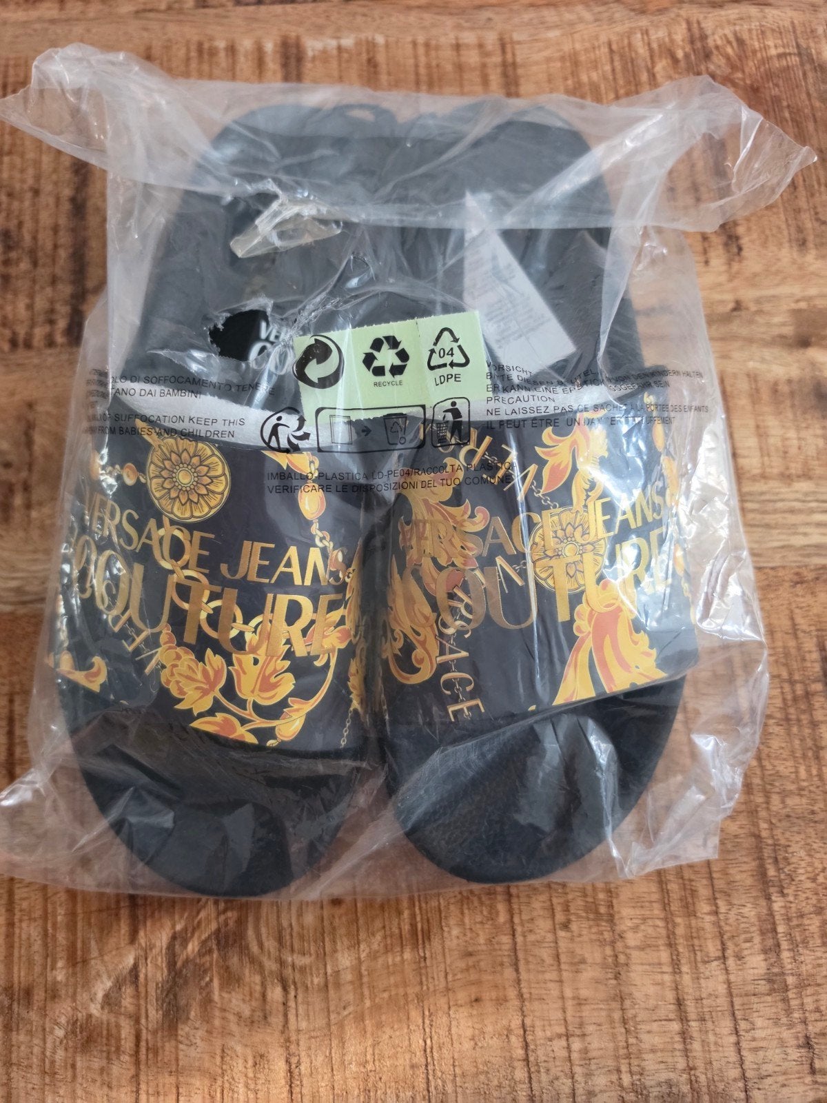 Versace Jeans Couture Slipers - Nieuw, Ophalen of Verzenden, Nieuw, Zwart