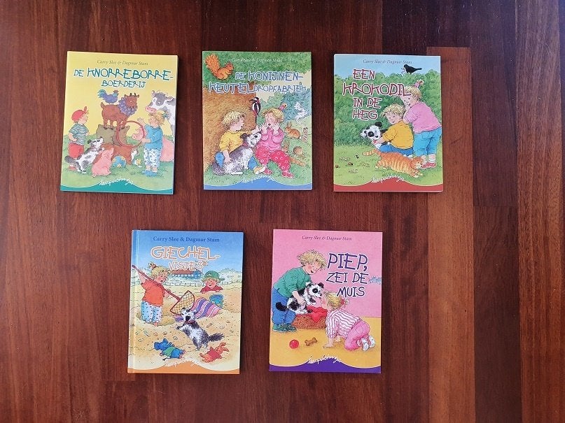Kwispelstaartjes boeken , over Eefje en Mark  van Carry Slee, Ophalen of Verzenden, Gelezen, Fictie algemeen