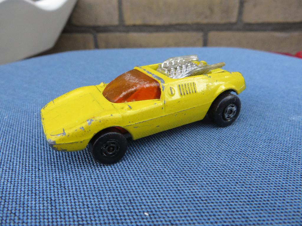Matchbox Nod Rod Geel, Ophalen of Verzenden, Gebruikt, Auto