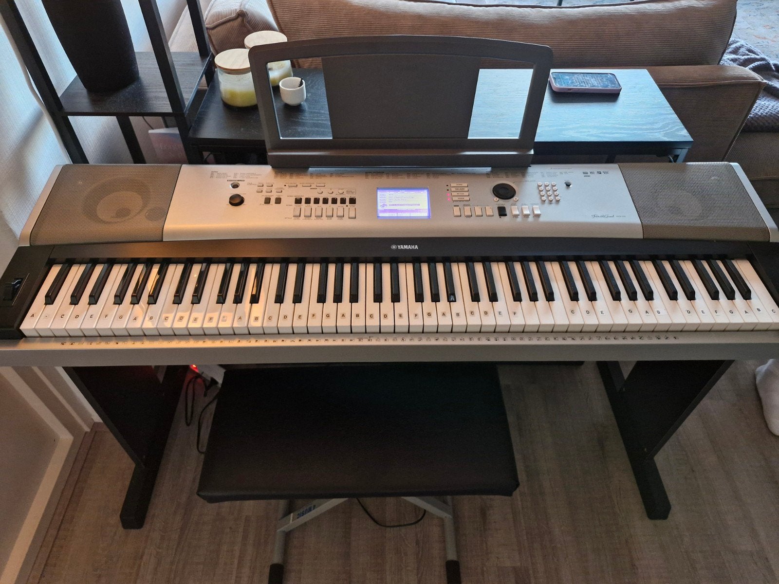 Yamaha portable grand DGX 530 piano/keyboard, Muziek en Instrumenten, Ophalen of Verzenden, Zo goed als nieuw, 88 toetsen, Yamaha