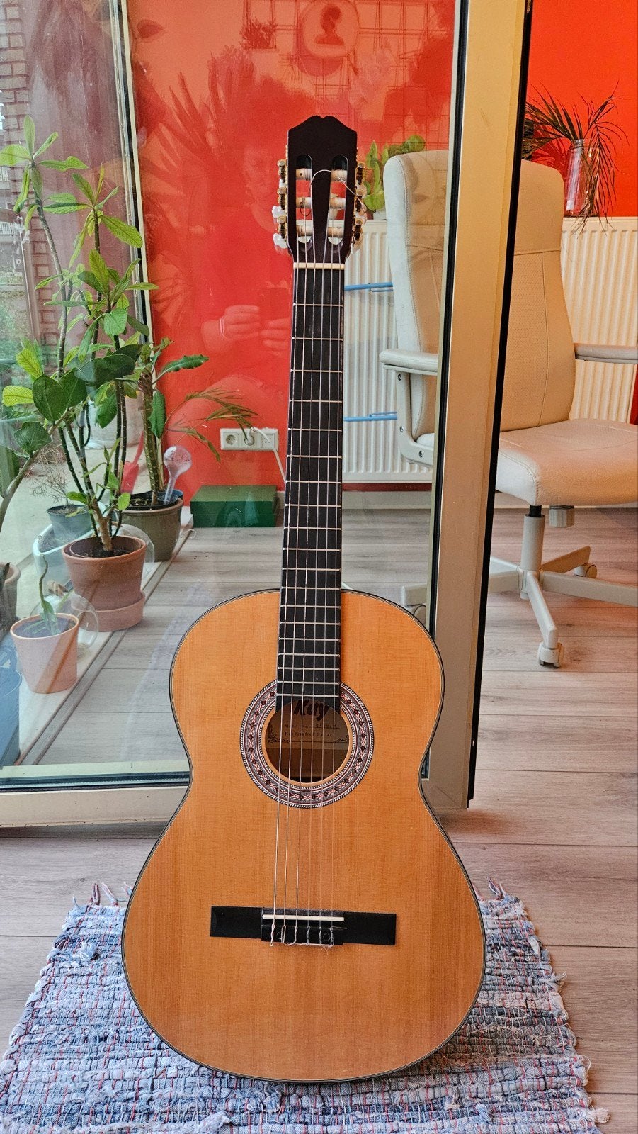 Kay C950 NAT Klassieke Gitaar, Ophalen, Zo goed als nieuw, Klassieke of Spaanse gitaar, Met koffer