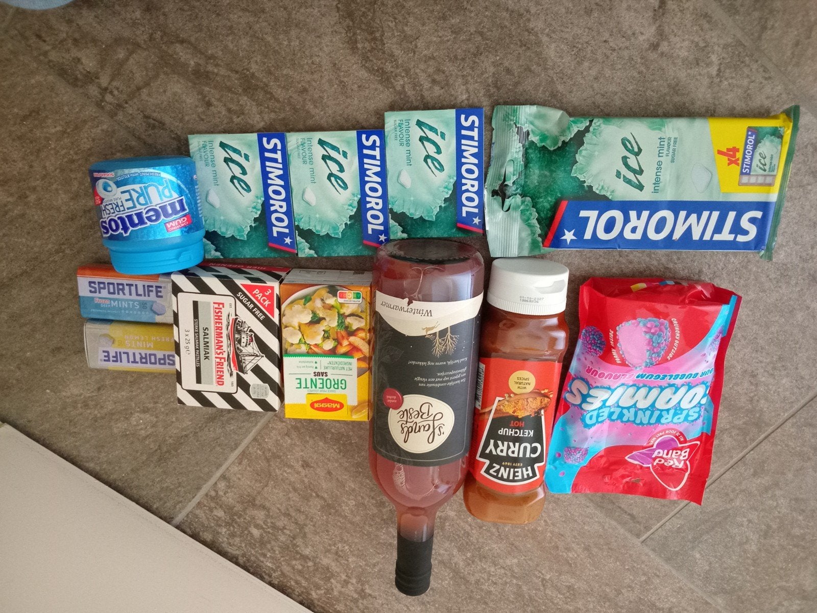 pakket levensmiddelen, Ophalen of Verzenden