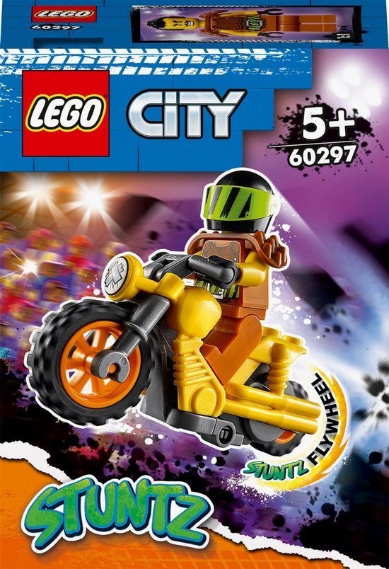 Lego 60297 City Stuntz Sloop Stuntmotor nieuw sealed, Ophalen, City, Nieuw, Complete set