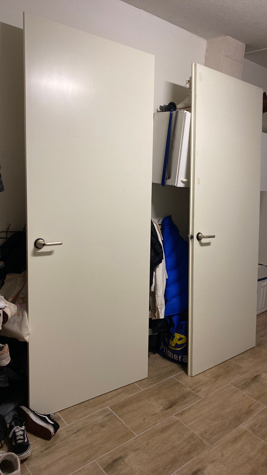 Opdek deuren, Doe-het-zelf en Verbouw, Deuren en Horren, Ophalen, Zo goed als nieuw, Binnendeur, 200 tot 215 cm