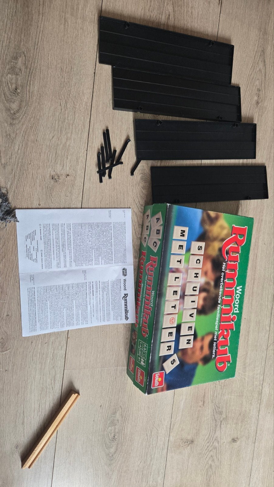 Rummikub letters Compleet 112 grooter stenen, Ophalen of Verzenden