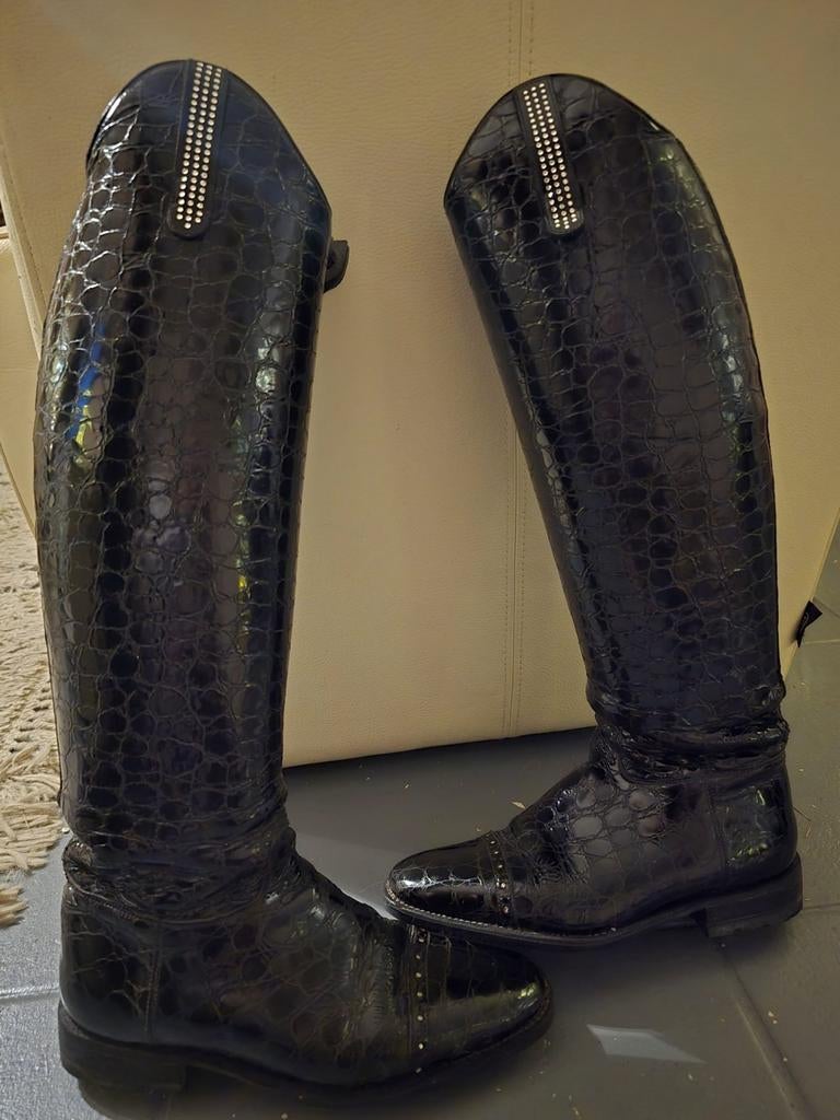 De niro croco lak laarzen maat 39, Dieren en Toebehoren, Ophalen of Verzenden, Dressuur, Schoeisel
