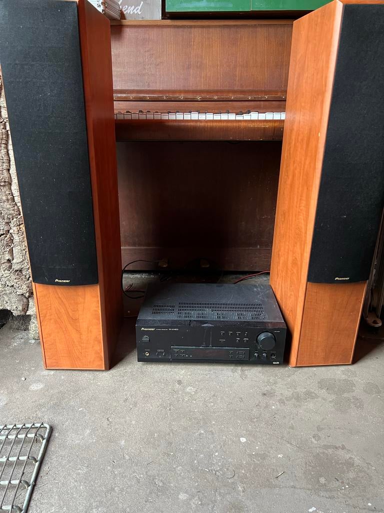 Pioneer Stereo Set: SX-209RDS Receiver & S-H310V-W Speakers, Ophalen, Zo goed als nieuw, Speakers, Pioneer