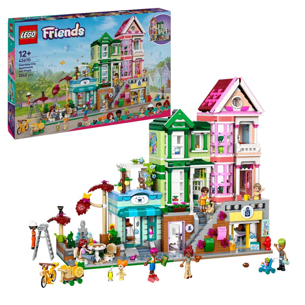 LEGO friends 42670 Heartlake City appartementen en Winkels
