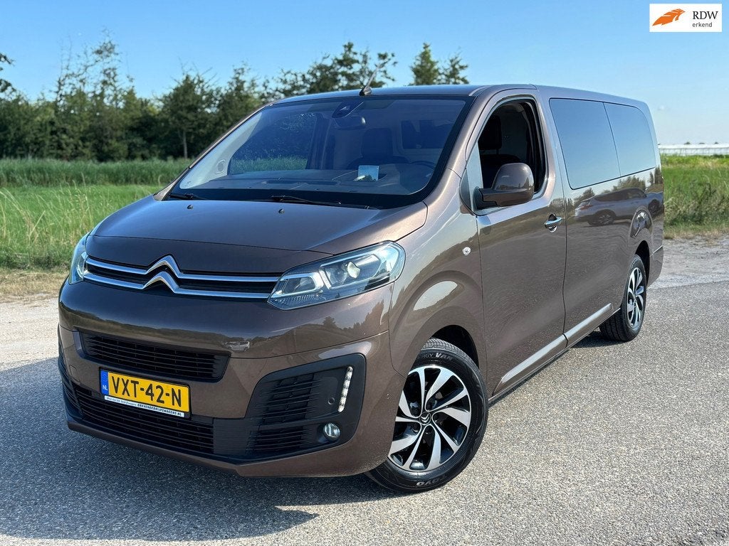 Citroen Jumpy 2.0 BlueHDI 180 Club XL S&S Autom/Head Up disp, Gebruikt, 4 cilinders, Leder en Stof, Diesel
