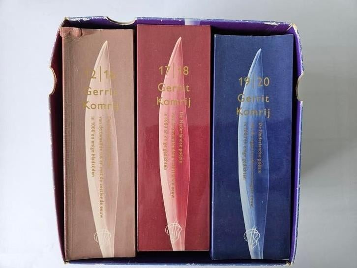 Komrij, red; De Nederlandse Poezie 12/16 ;17/18 ; 19/20, Boeken, Ophalen of Verzenden, Gelezen