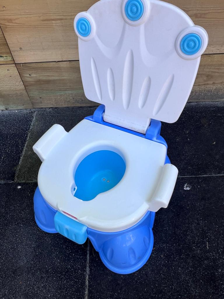Fisher Price WC potje met muziekje - Blauw, Kinderen en Baby's, Speelgoed | Fisher-Price, Ophalen of Verzenden, Gebruikt, Overige typen