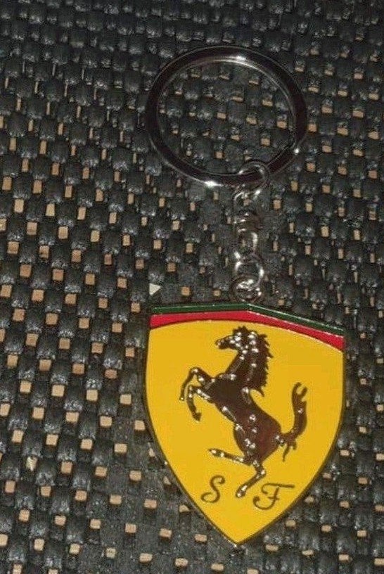 ️ Ferrari Scuderia Sleutelhanger, Ophalen of Verzenden, Nieuw, Reclamebord