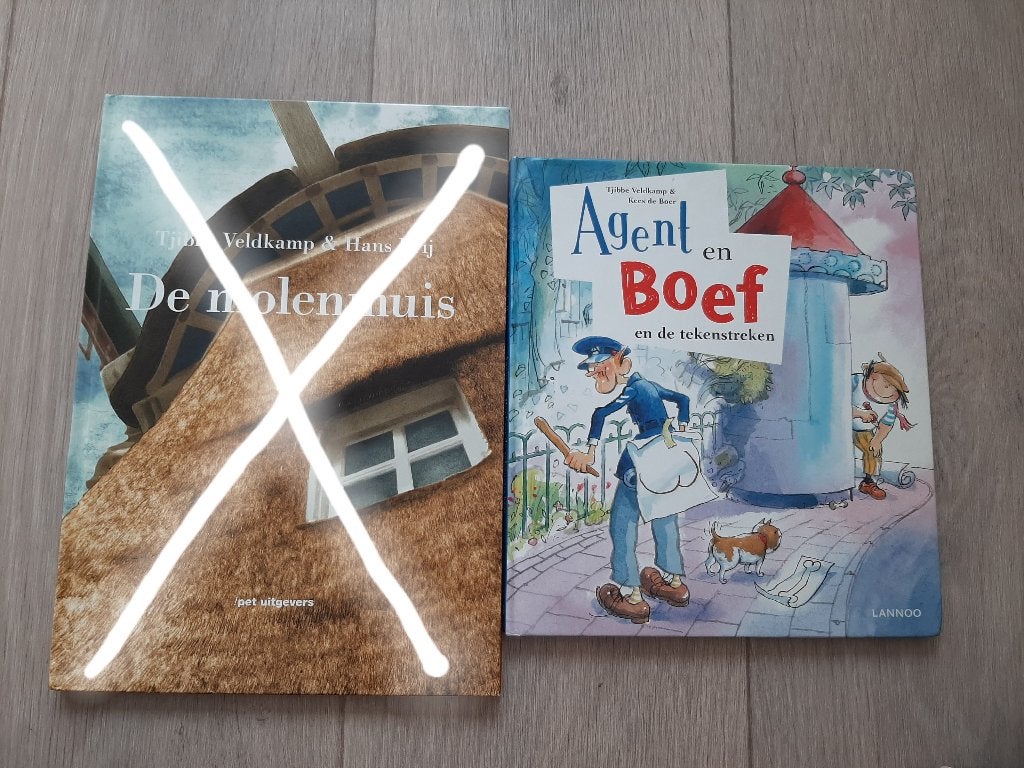Tjibbe Veldkamp - Agent en Boef tekenstreken, Ophalen, Gelezen