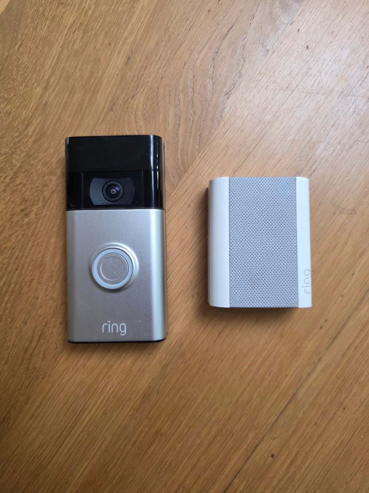 Ring Video Deurbel 2 met Chime en Stekker, Beweging, Ophalen of Verzenden, Zo goed als nieuw, Compleet systeem