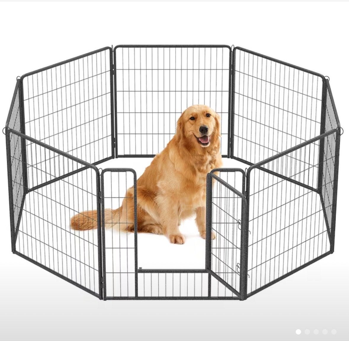 Puppyren met 8 panelen van 77x80 cm, Ophalen, Zo goed als nieuw