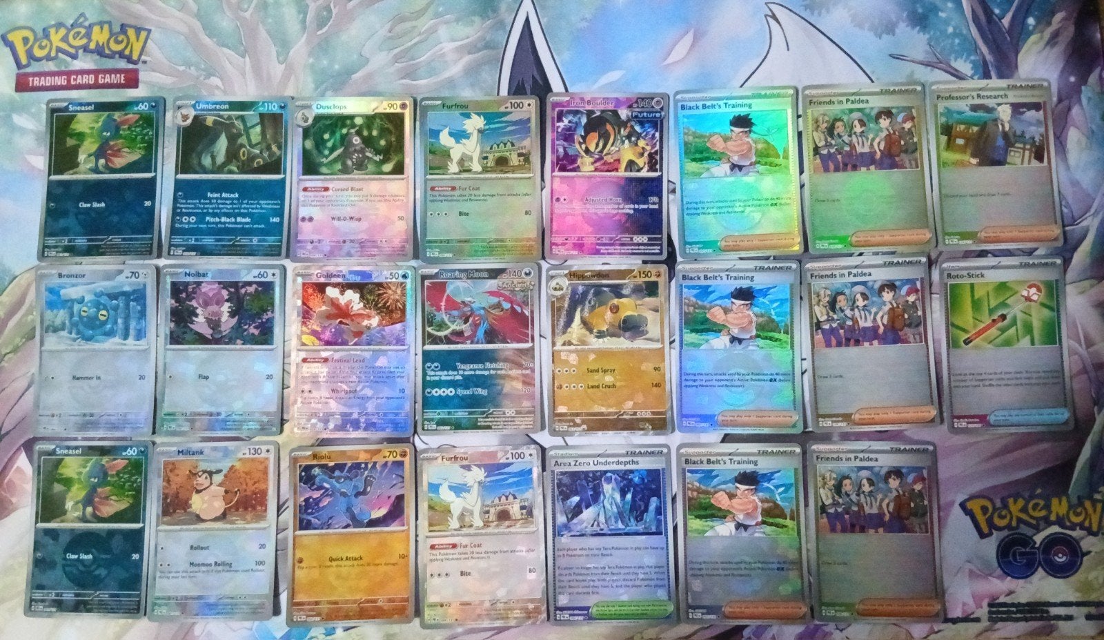 23 Diverse Pokeball Kaarten uit Prismatic Evolutions, Verzenden, Nieuw, Meerdere kaarten, Foil