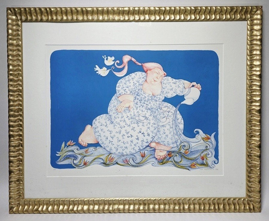 82. Zeefdruk Ada Breedveld – "Waterwoman", 1999, Ophalen
