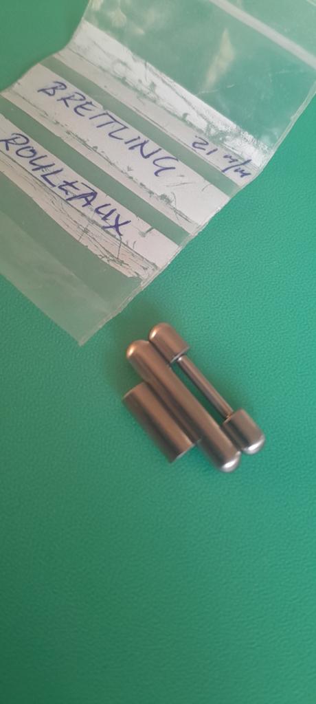 Breitling Rouleaux schakel 21 mm, Gebruikt, Breitling,  Switserland, Verzenden, Breitling