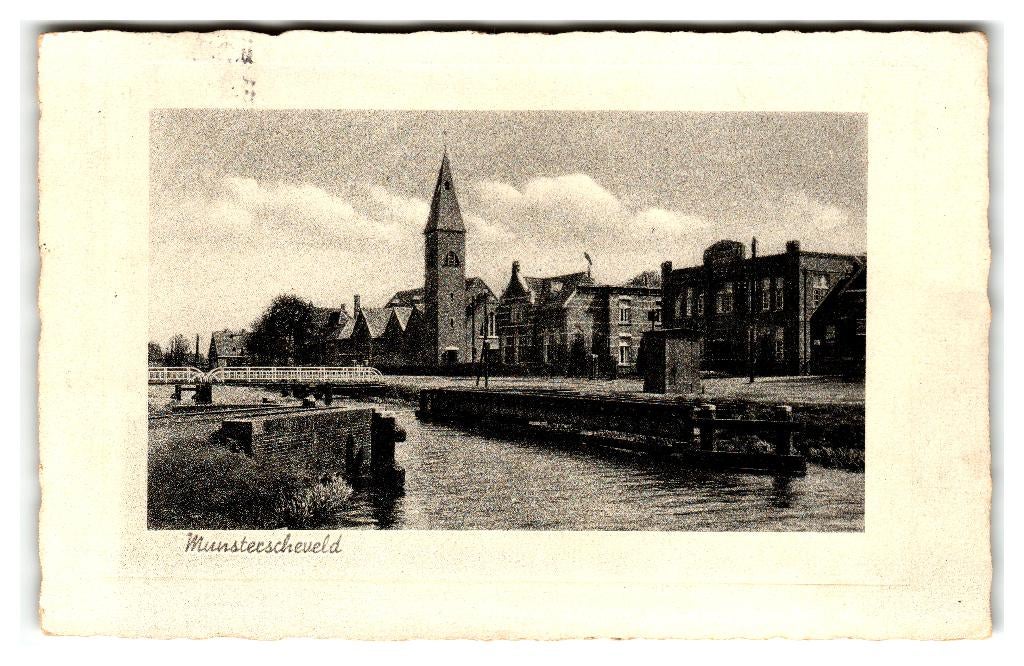 Emmer-Compascuum, Munsterscheveld, Verzenden, 1920 tot 1940, Gelopen, Drenthe