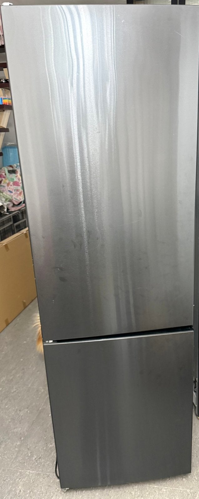 Antraciet losstaande IKEA koelkast/diepvries, Witgoed en Apparatuur, Ophalen, Met aparte vriezer, 160 cm of meer, Minder dan 75 liter