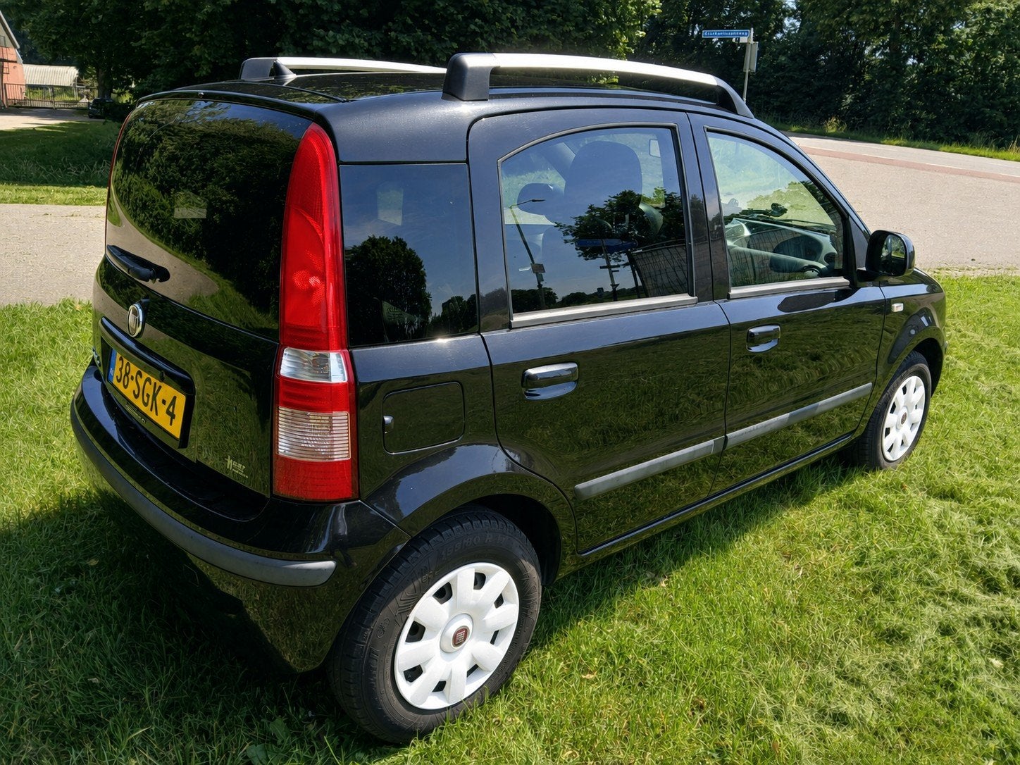 Black Panda on the run! Watch out, you'll fall in Love, Auto's, Stof, Zwart, Origineel Nederlands, Handgeschakeld