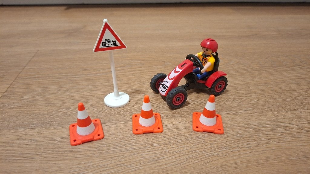 Playmobil racekart 4759 (2x aanwezig), Kinderen en Baby's, Speelgoed | Playmobil, Zo goed als nieuw, Complete set, Figuren, Special plus
