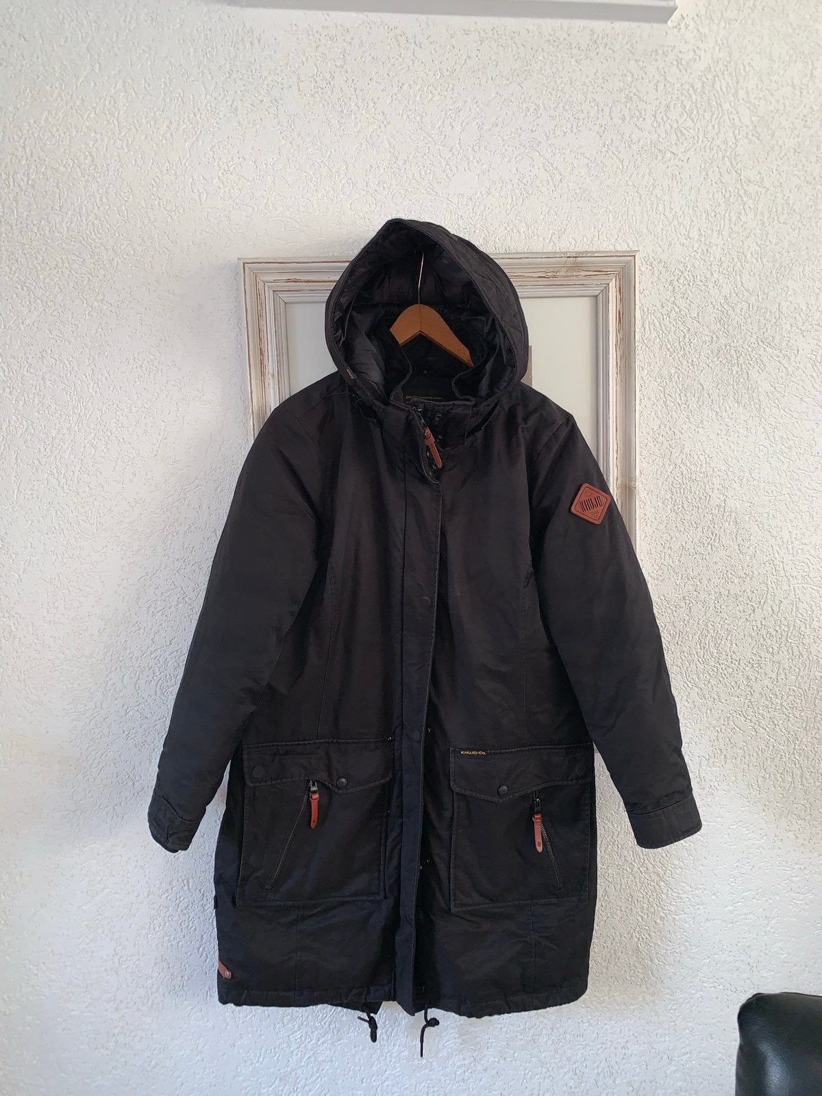 Khujo Vittoria winterjas dames - Maat XL, Ophalen of Verzenden, Zo goed als nieuw, Maat 46/48 (XL) of groter, Zwart