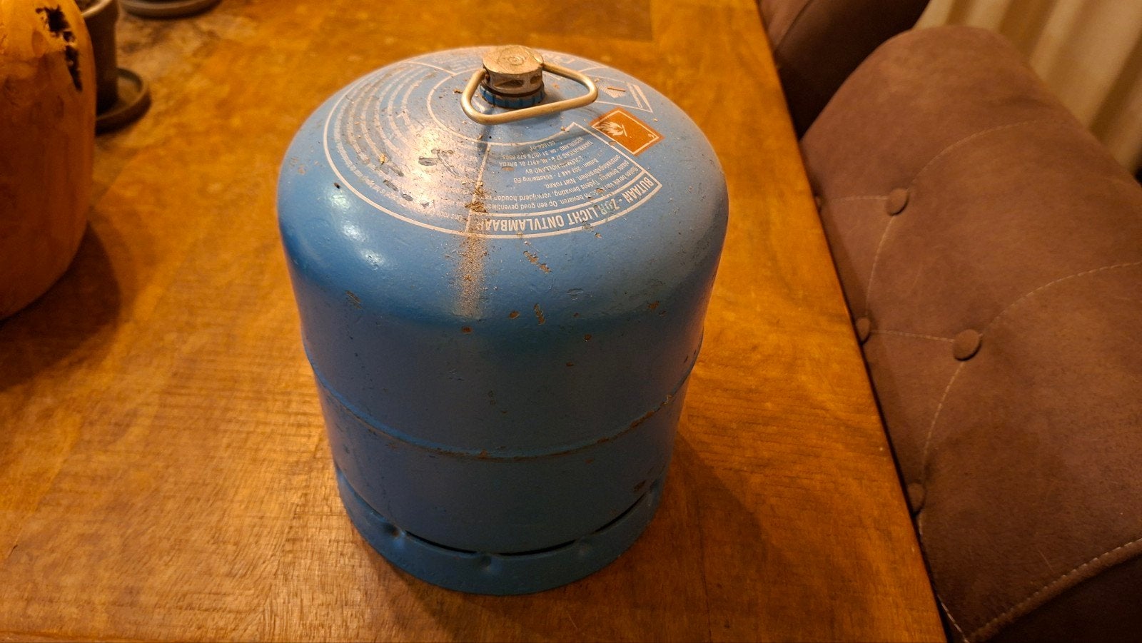 Campingaz 907 gasfles aangebroken., Caravans en Kamperen, Kampeeraccessoires, Ophalen of Verzenden, Gebruikt