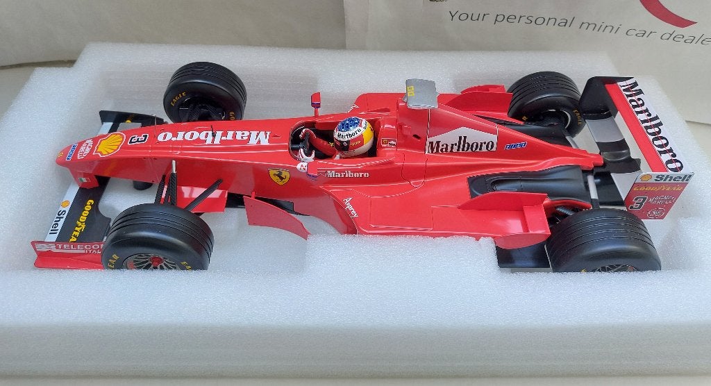WERK83 1:12 M. Schumacher Ferrari F300 #3 winnaar GP Italie, Hobby en Vrije tijd, Ophalen of Verzenden, Nieuw, 1:9 t/m 1:12, Auto