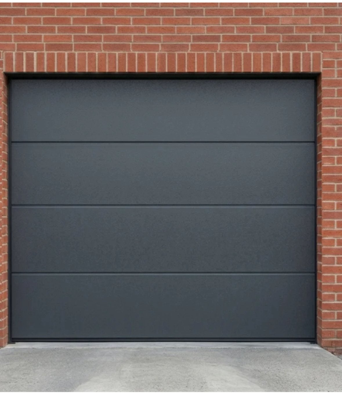 Elektrische garage deur ral 7021 breedte 2530hoog 2210 mm, Ophalen, Garagedeur, Zo goed als nieuw, Metaal