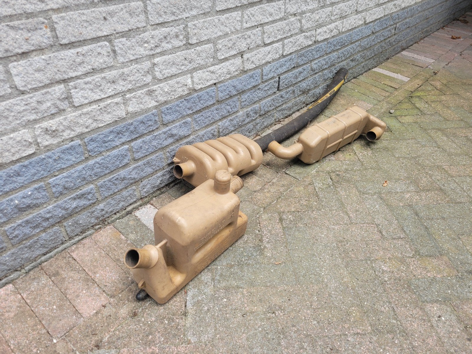Vetus uitlaatdemper en waterlock set, Ophalen of Verzenden