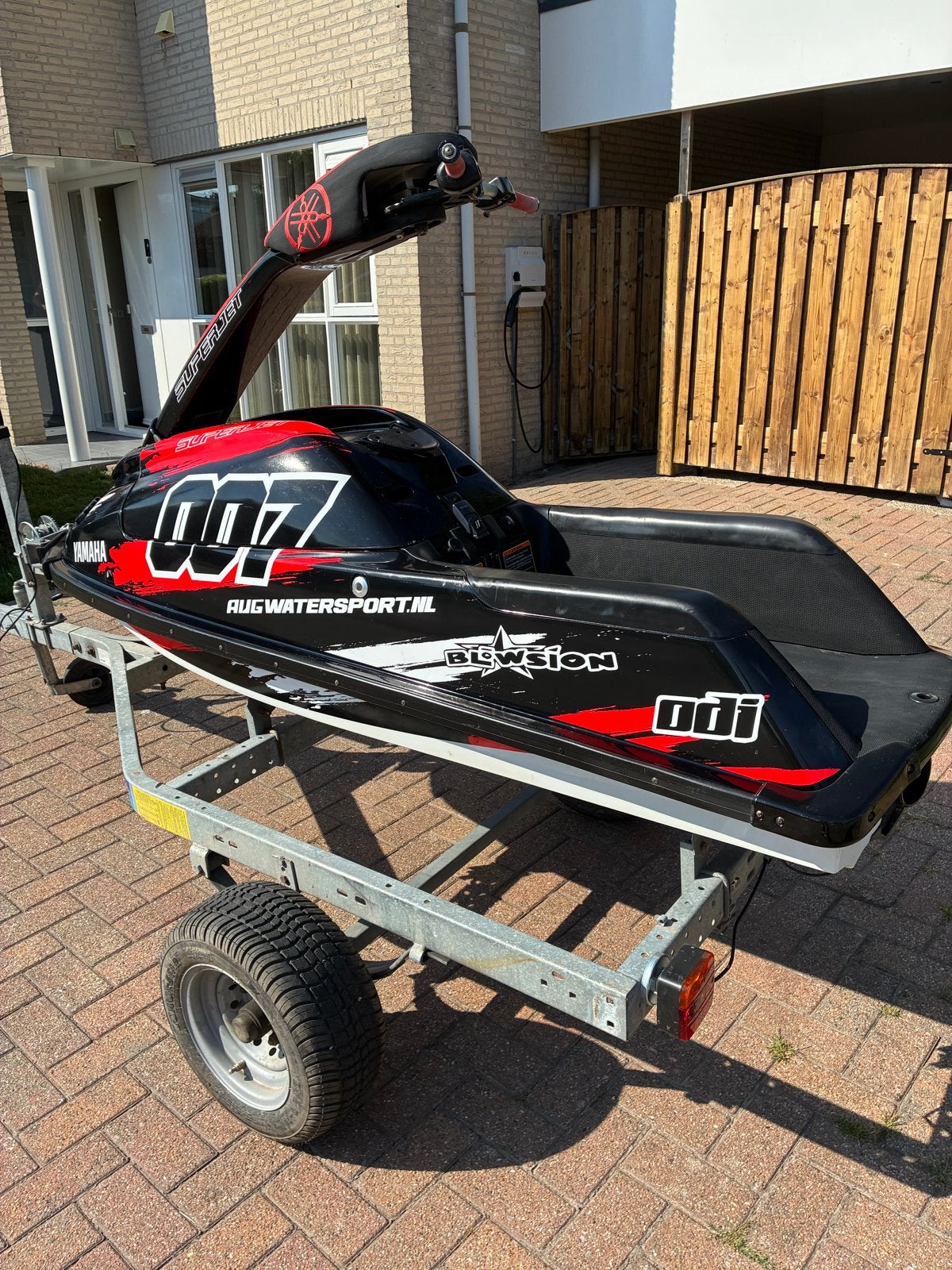 Yamaha SuperJet 700 jetski met Trailer, Ophalen, Gebruikt, Benzine, Minder dan 70 pk