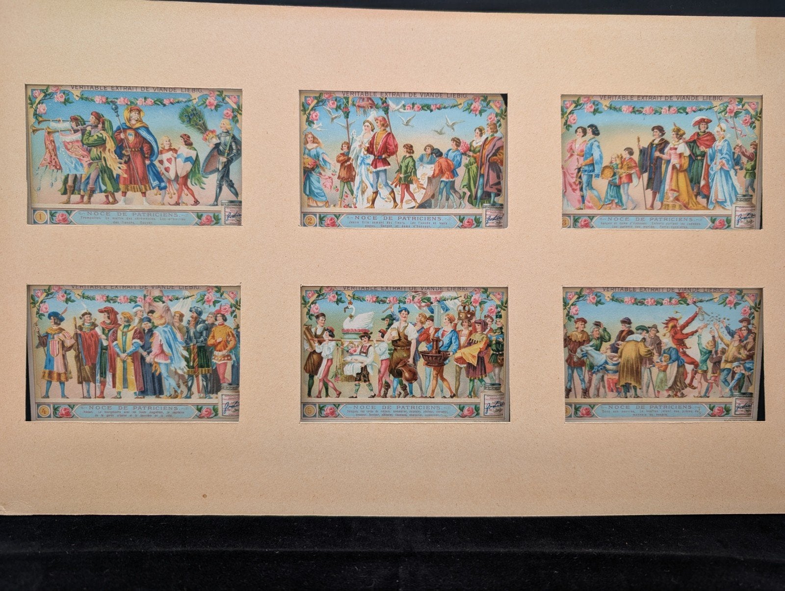 vintage Liebig reclameplaatjes rek5, Ophalen of Verzenden