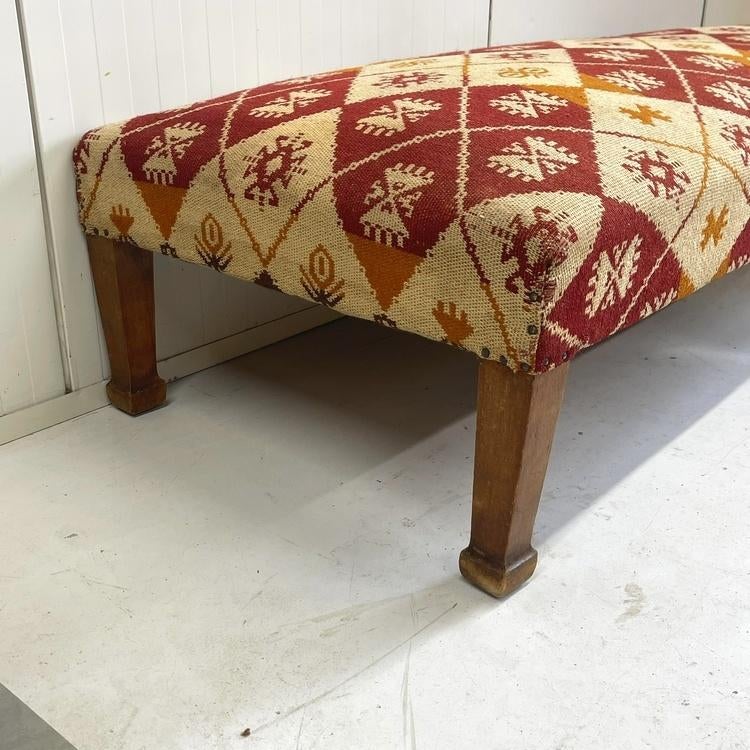 Ottomaanse turkse antieke sofa bank kelim daybed hout stof, Ophalen, Gebruikt, Onbekend, Bohemian