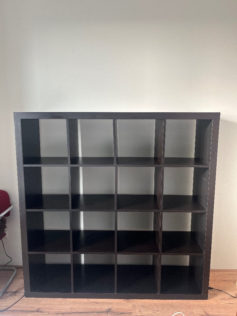 IKEA KALLAX 4x4 vakken open, Ophalen, Gebruikt, 150 tot 200 cm, 150 tot 200 cm