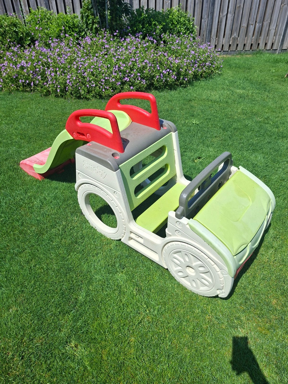 Smoby Auto/Glijbaan - 2-in-1 Speelplezier voor Buiten, Ophalen, Gebruikt, Overige typen
