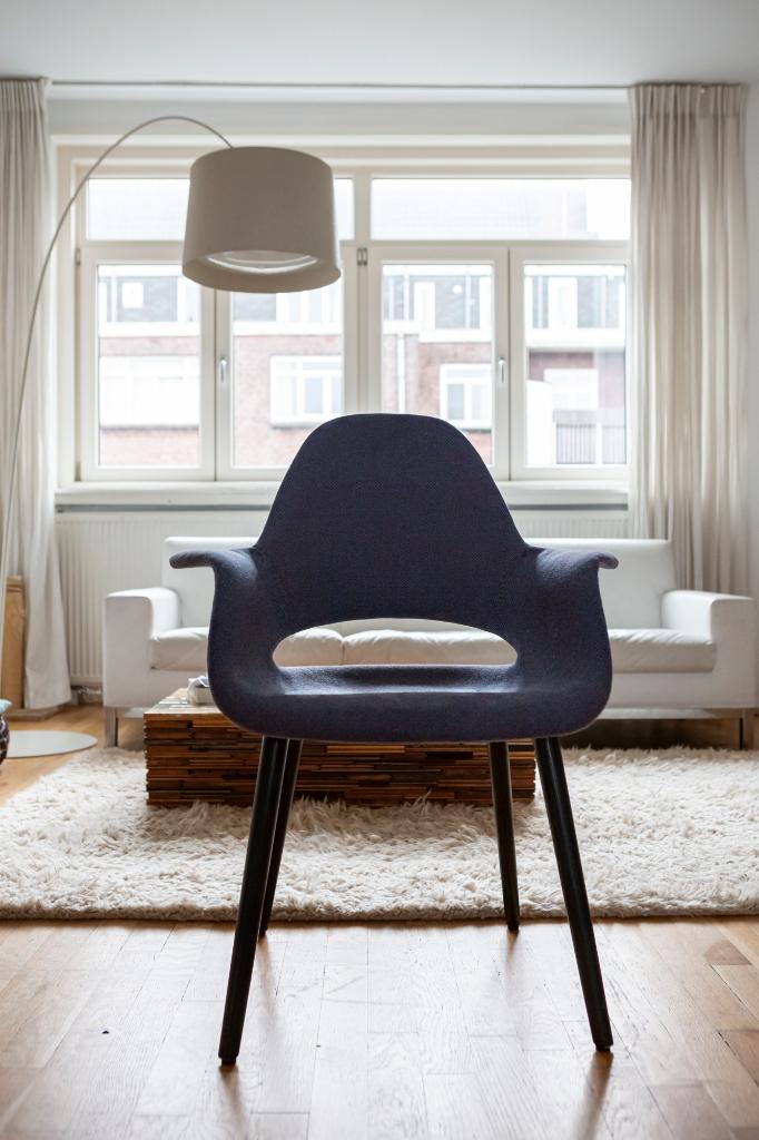 stoel vitra organic conference chair, Ophalen, Gebruikt, Twee, Blauw