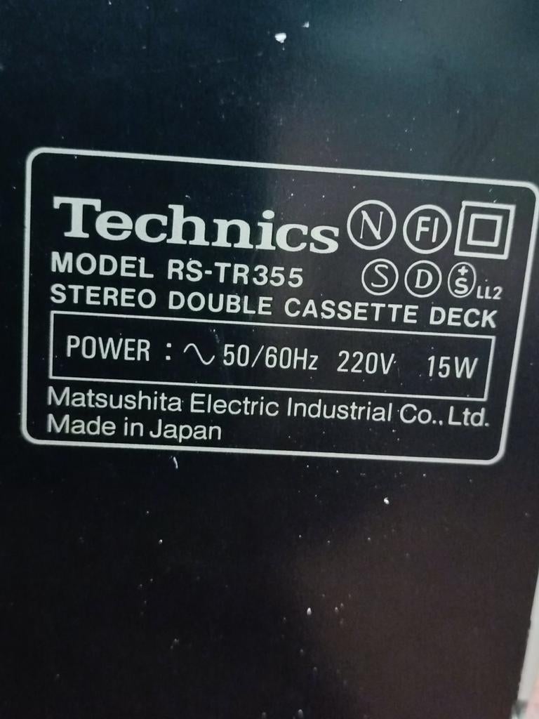 Technics deck, Ophalen of Verzenden, 120 watt of meer, Subwoofer, Overige merken