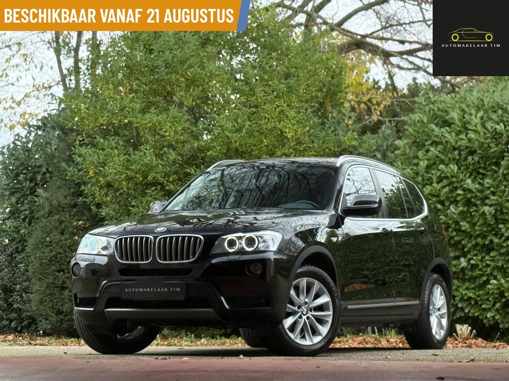 BMW X3 xDrive35i High Executive, Auto's, BMW, Automaat, 1780 kg, Gebruikt, Zwart