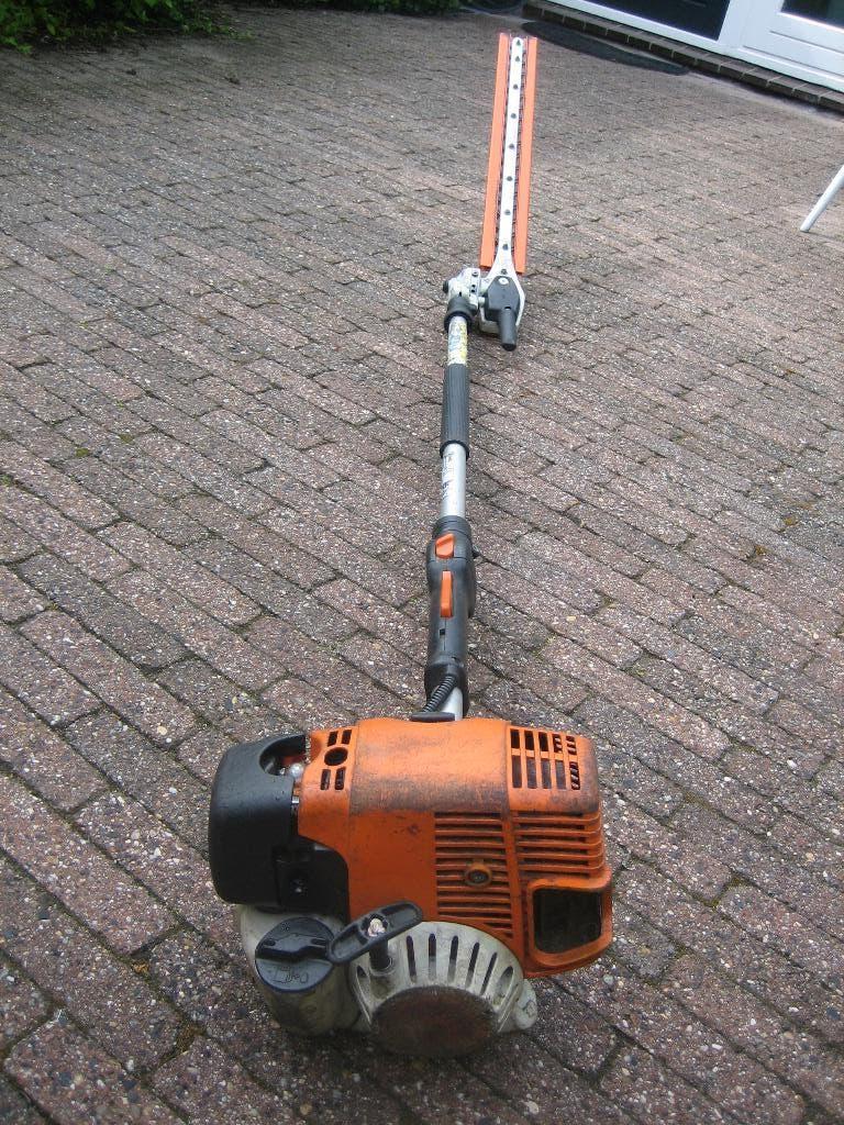 Stihl HL130 Heggensnoeier Stokheggenschaar Benzine 4-Mix, Ophalen, Gebruikt, Benzine, Stihl